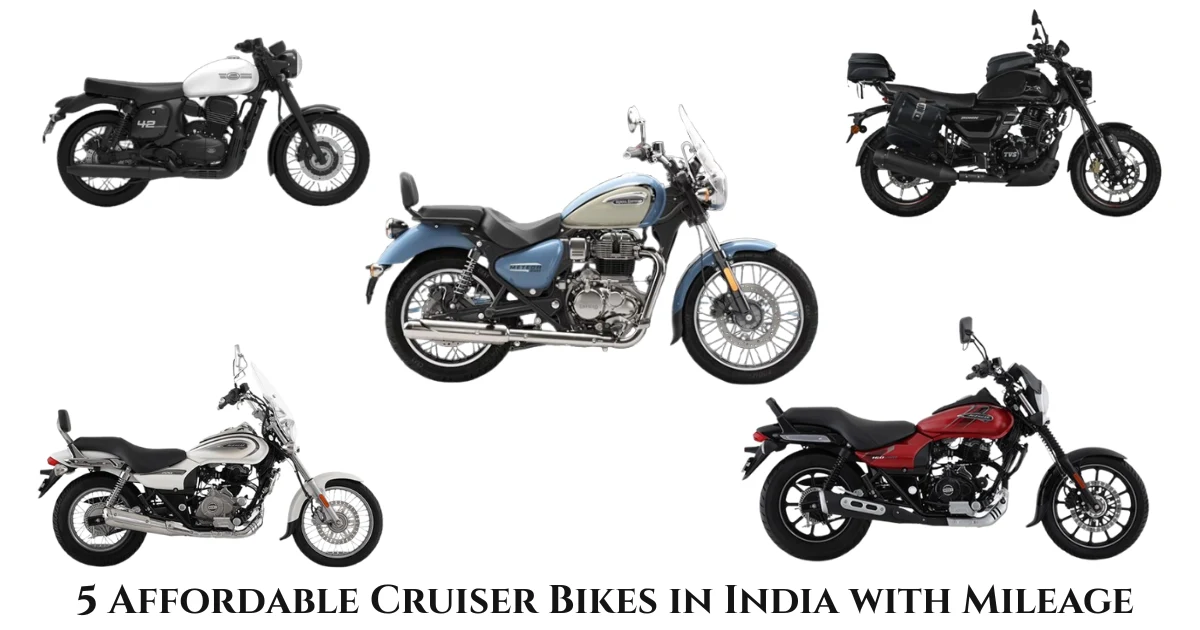 5 Affordable Cruiser Bikes in India