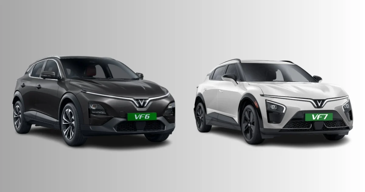 VinFast VF7 and VF6