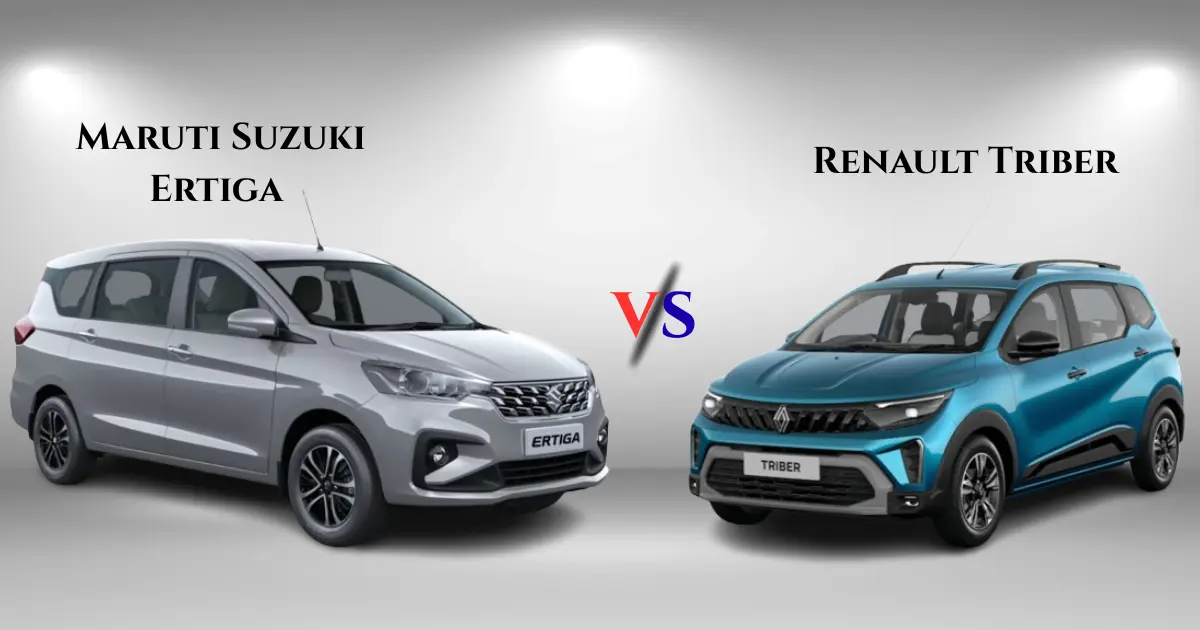 2025 Renault Triber vs Maruti Suzuki Ertiga