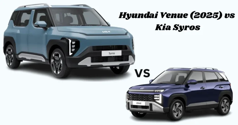 Hyundai Venue (2025) vs Kia Syros