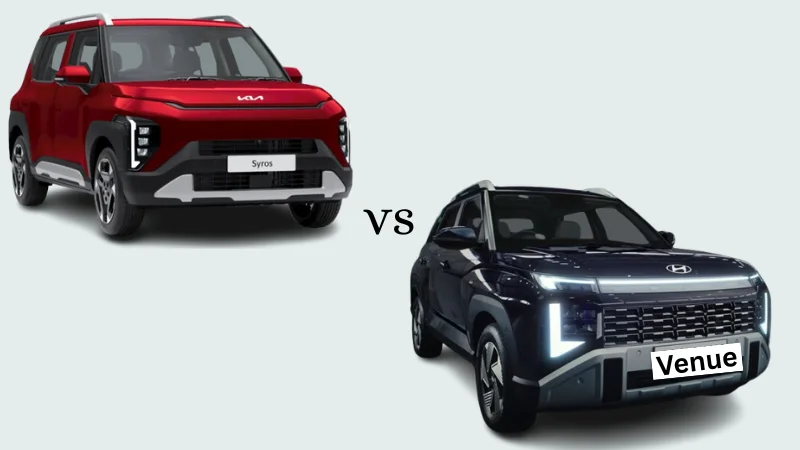 Hyundai Venue 2025 vs Kia Syros