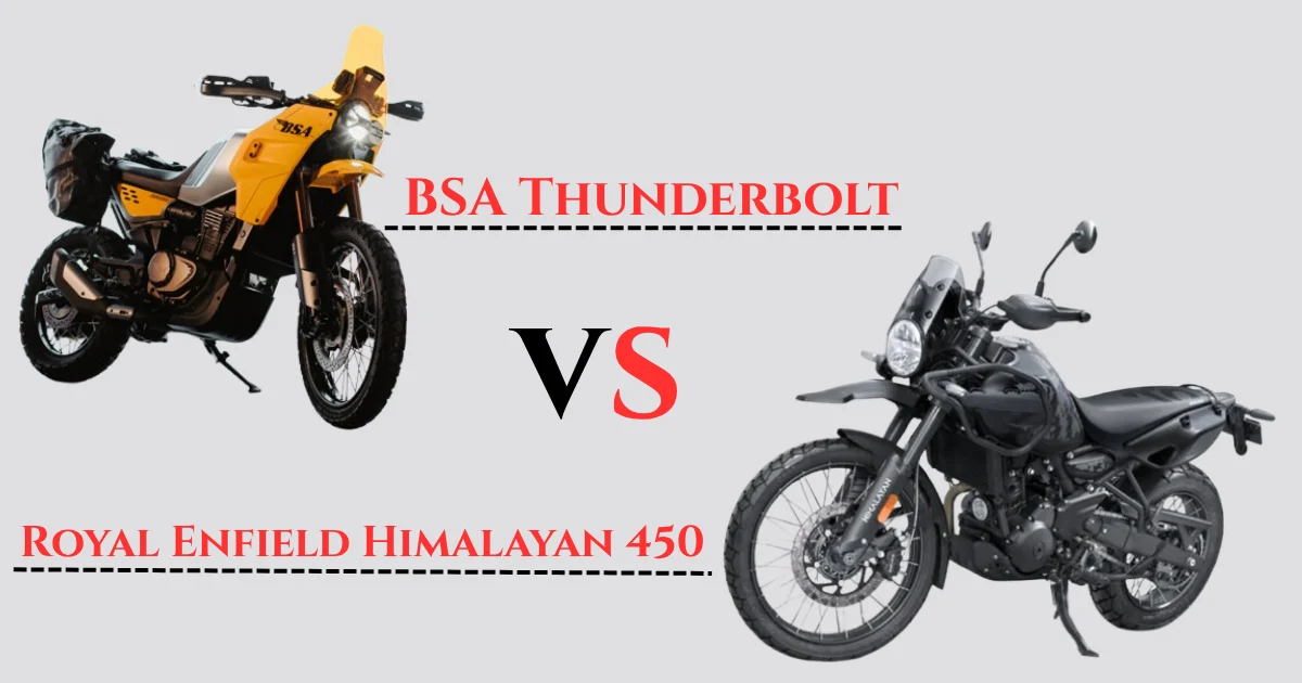 Royal Enfield Himalayan 450 vs BSA Thunderbolt
