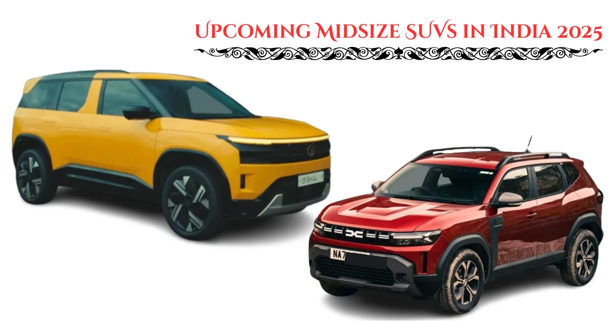 Upcoming Midsize SUVs in India 2025