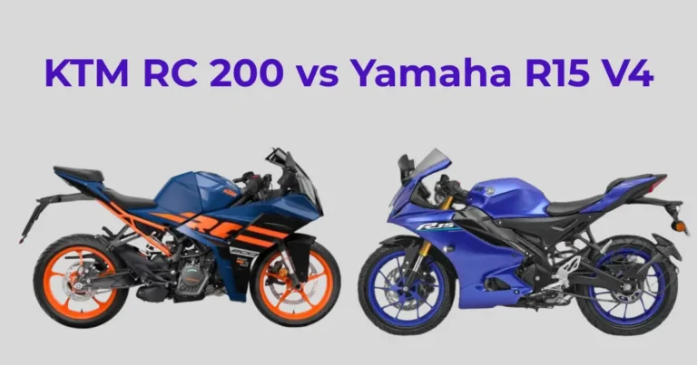 KTM RC 200 vs Yamaha R15 V4