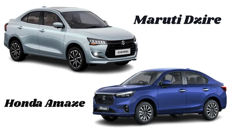 Maruti Dzire vs Honda Amaze