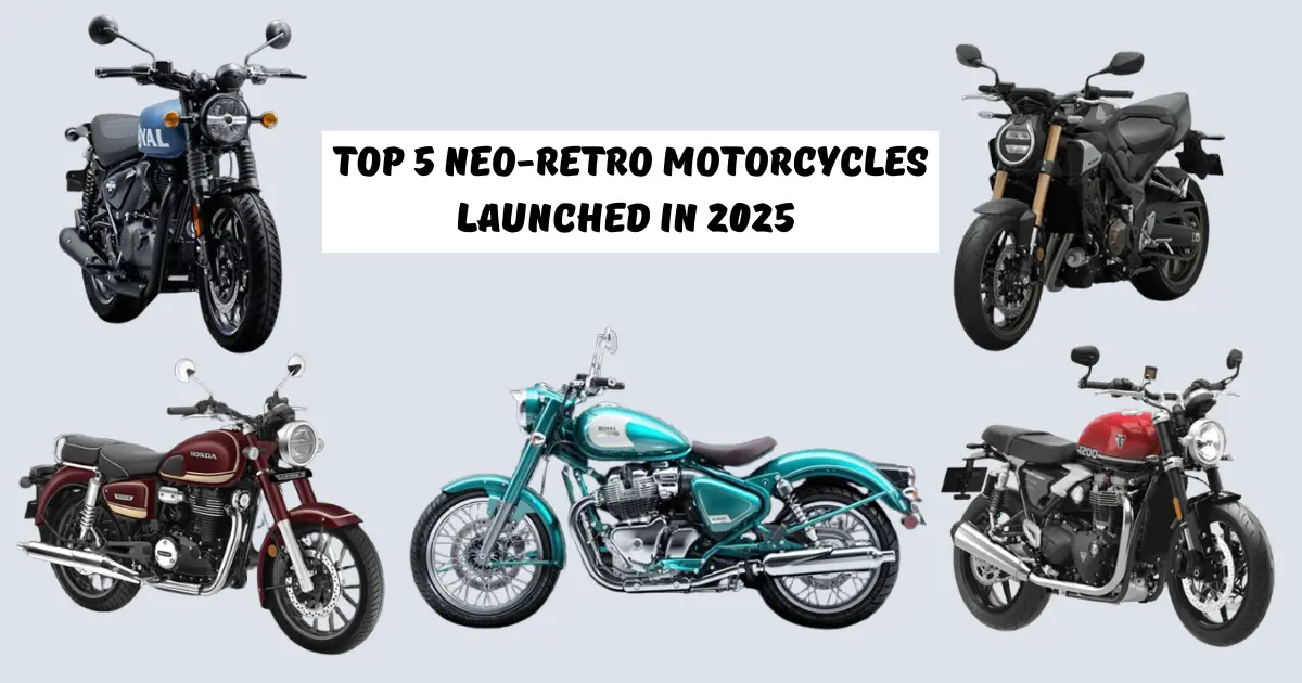 Top 5 neo-retro motorcycles launched in 2025