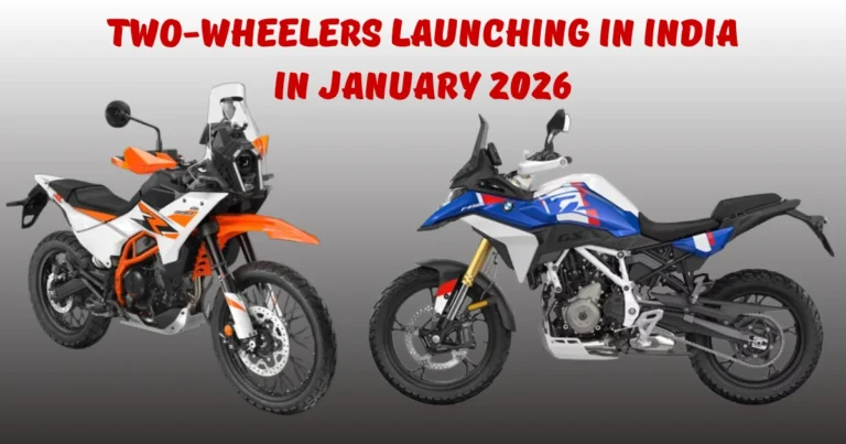 Two-wheelers Launching in India in January 2026