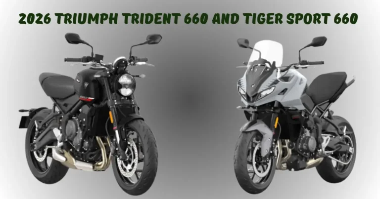 2026 Triumph Trident 660 and Tiger Sport 660
