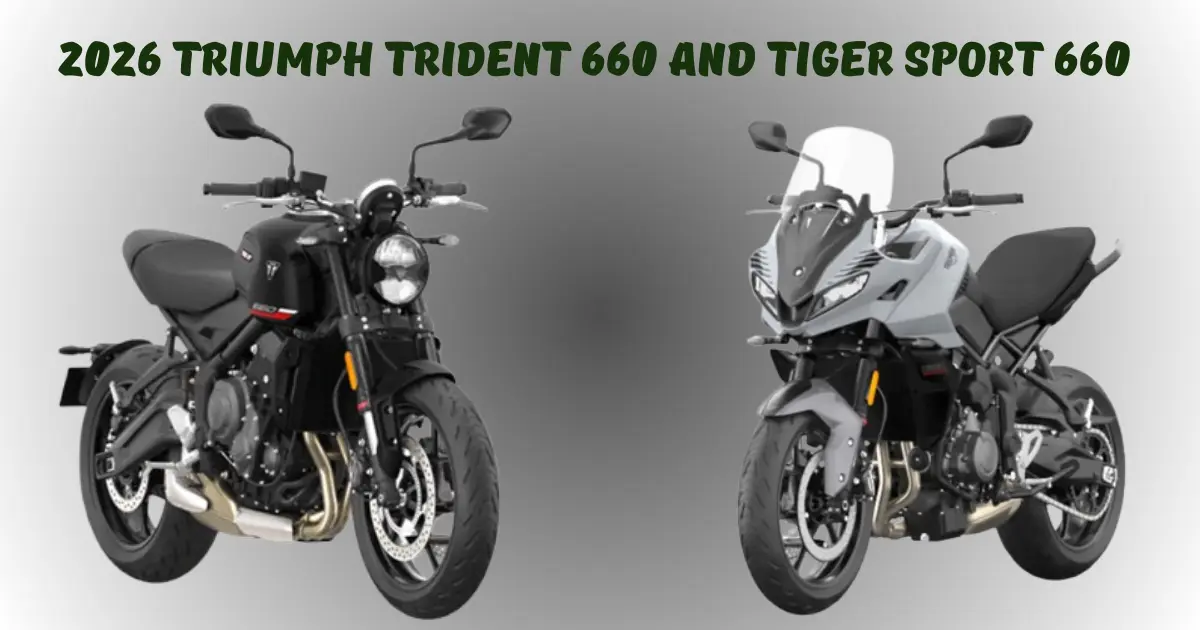 2026 Triumph Trident 660 and Tiger Sport 660