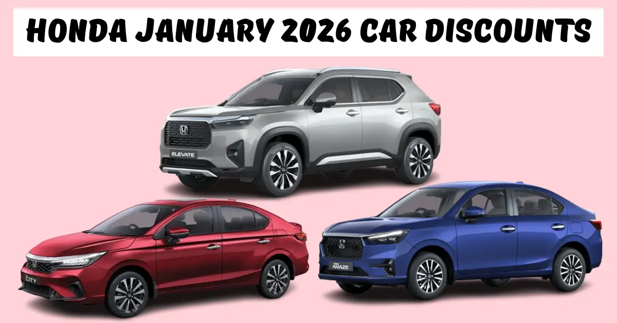 Honda January 2026 Car Discounts