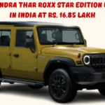 Mahindra Thar Roxx Star Edition