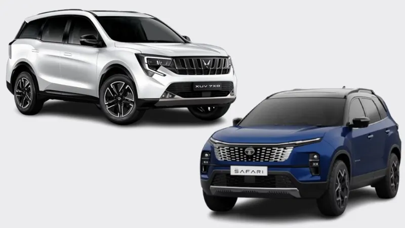 Mahindra XUV 7XO vs Tata Safari Petrol
