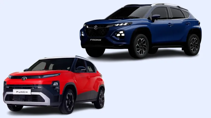 New Tata Punch vs Maruti Suzuki Fronx