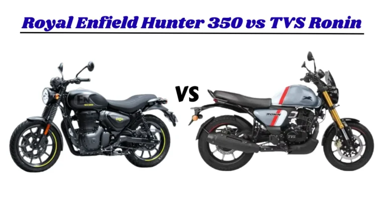 Royal Enfield Hunter 350 vs TVS Ronin