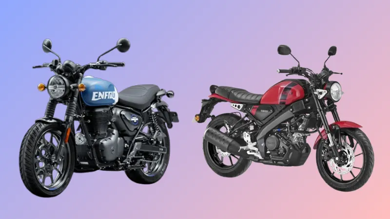 Royal Enfield Hunter 350 vs Yamaha XSR 155