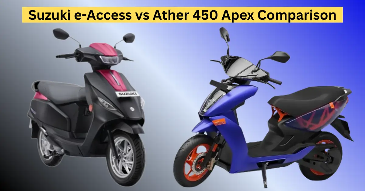 Suzuki e-Access vs Ather 450 Apex