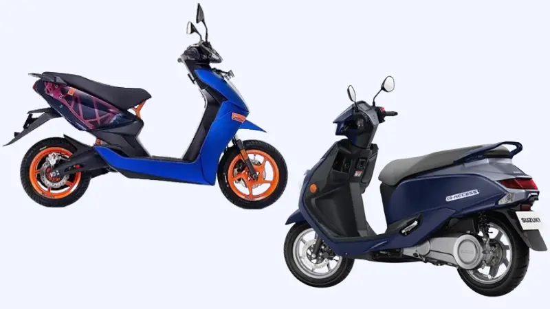 Suzuki e-Access vs Ather 450 Apex