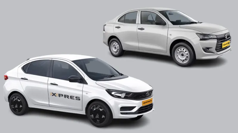 Tata Xpres vs Maruti Dzire Tour S comparison