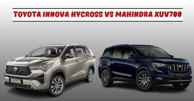 Toyota Innova Hycross vs Mahindra XUV700