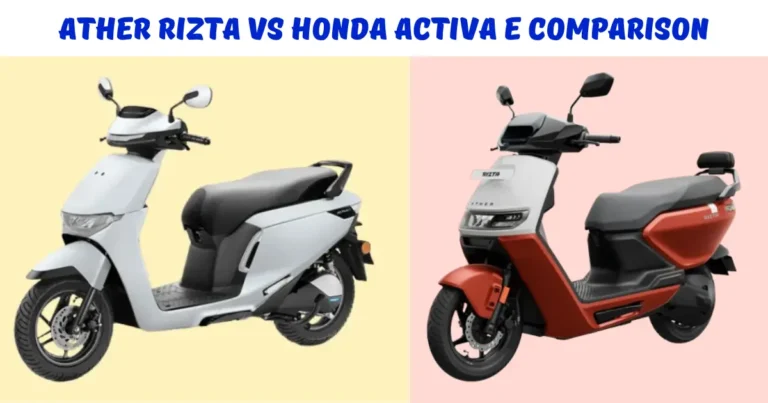 Ather Rizta vs Honda Activa e Comparison