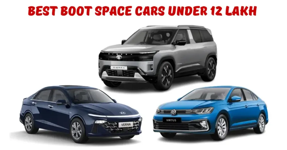 Best Boot Space Cars Under 12 Lakh