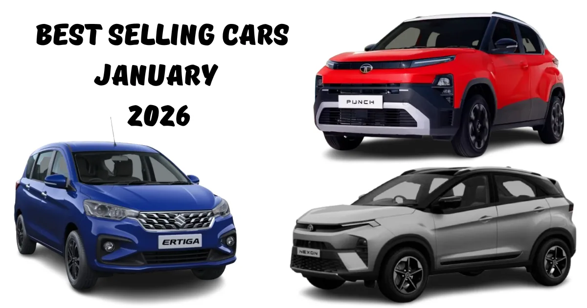 Best Selling Cars January 2026