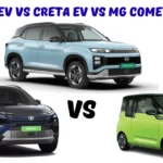 Harrier EV vs Creta EV vs MG Comet EV 2026
