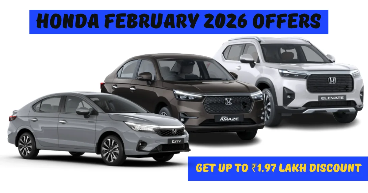 Honda February 2026 Offers