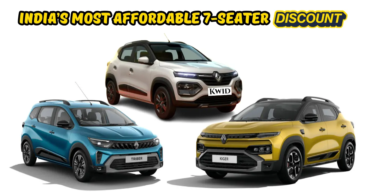 India’s Most Affordable 7-Seater Discount