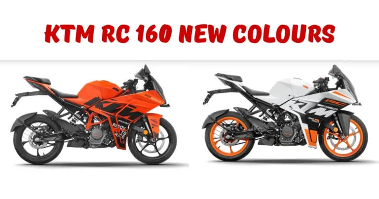 KTM RC 160 New Colours