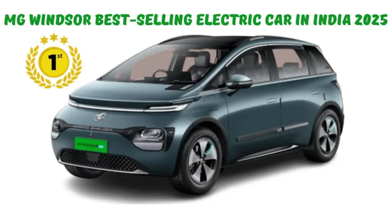 MG Windsor Best-Selling Electric Car in India 2025