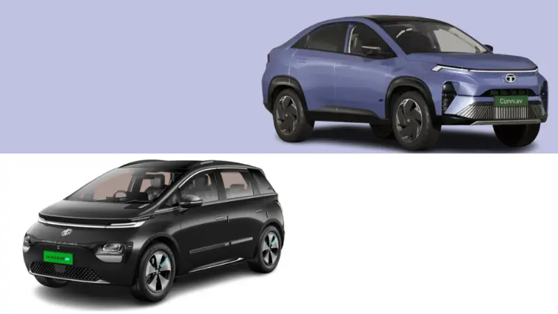 MG Windsor EV vs Tata Curvv EV