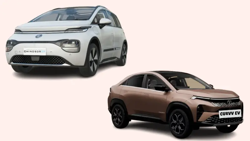 MG Windsor EV vs Tata Curvv EV 