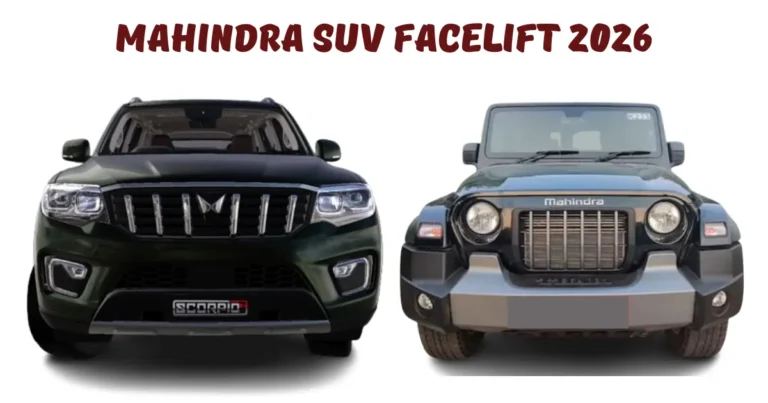 Mahindra SUV Facelift 2026