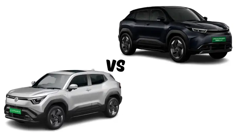 Maruti e-Vitara vs Toyota Urban Cruiser Ebella