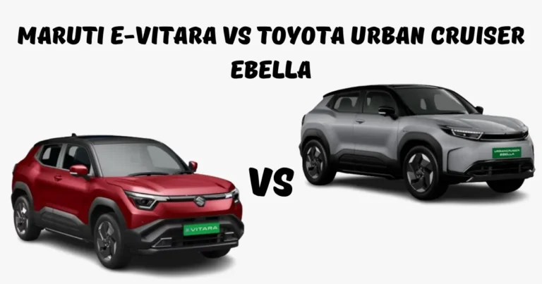 Maruti e-Vitara vs Toyota Urban Cruiser Ebella