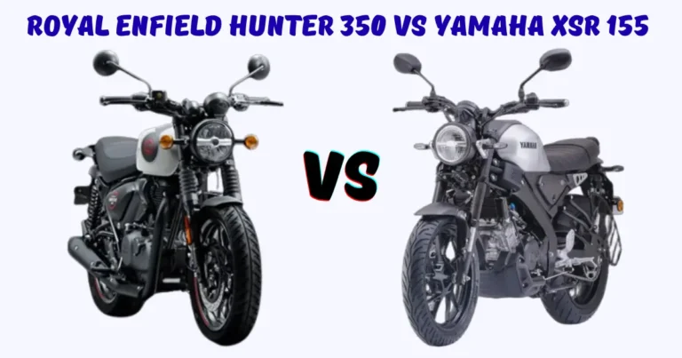 Royal Enfield Hunter 350 vs Yamaha XSR 155