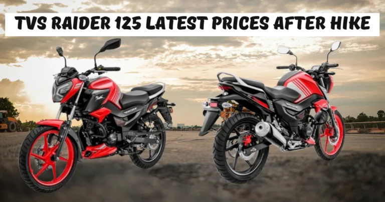 TVS Raider 125 Latest Prices After Hike