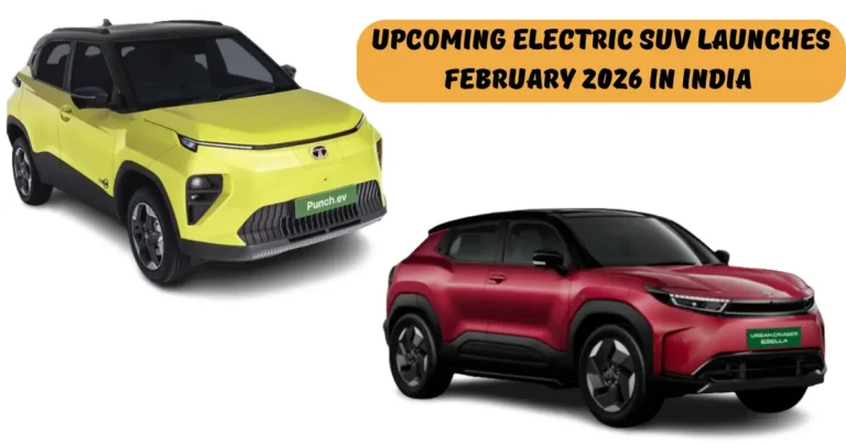 Upcoming Electric SUV Launch February 2026 in India