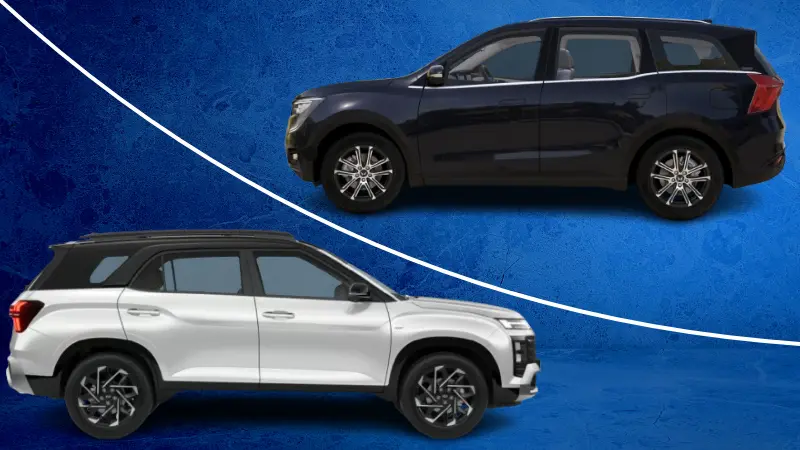 Hyundai Alcazar vs Mahindra XUV700 