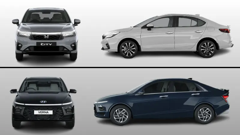 Hyundai Verna Facelift vs Honda City