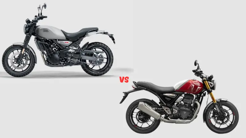 Royal Enfield Guerrilla 450 vs Triumph Speed 400