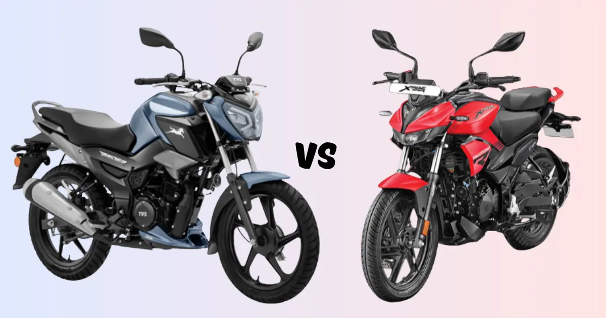 TVS Raider 125 vs Hero Xtreme 125R