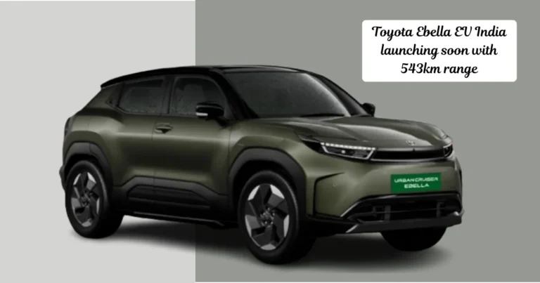 Toyota Ebella EV India Launch