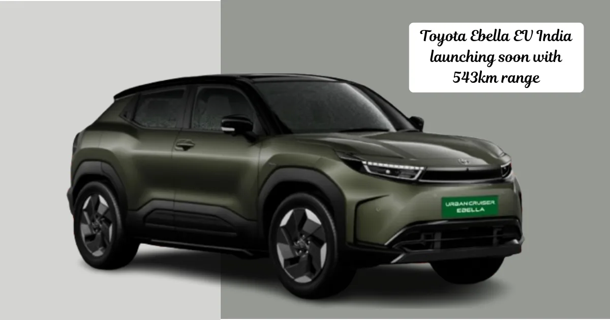 Toyota Ebella EV India Launch