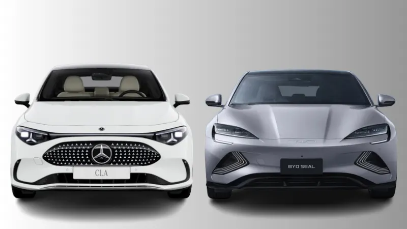 Mercedes-Benz CLA BEV vs BYD Seal