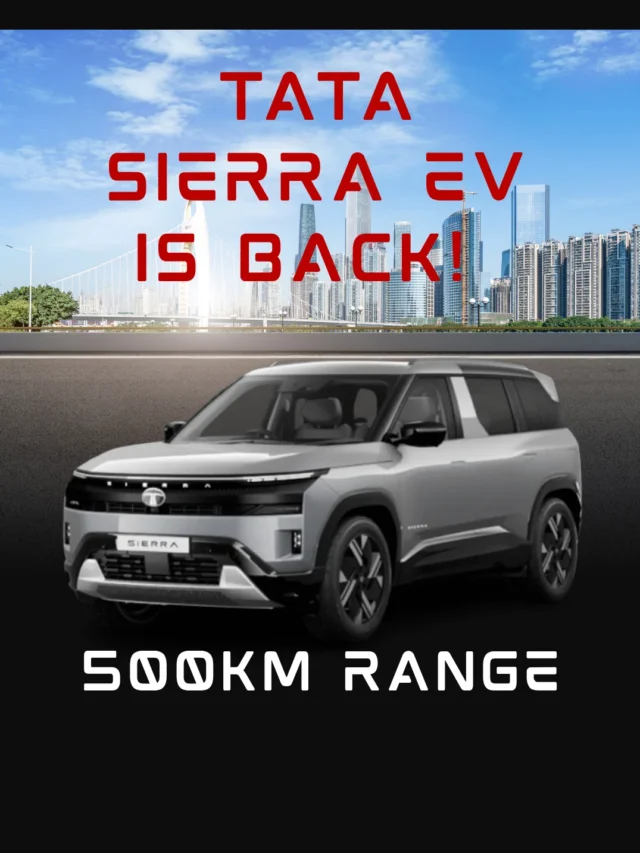 Tata Sierra EV Is Back! 500km Range