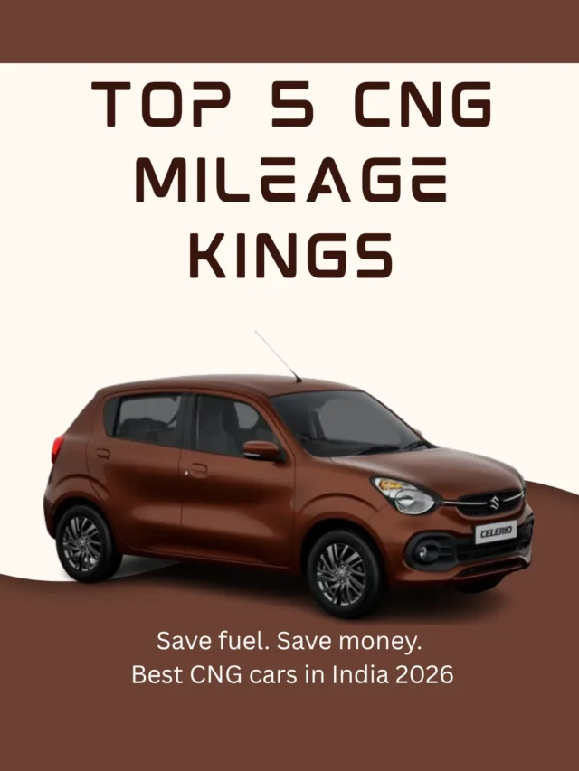 These 5 CNG Cars Give INSANE Mileage in India 2026