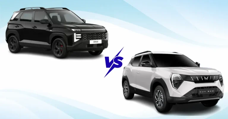 Hyundai Venue vs Mahindra XUV 3XO