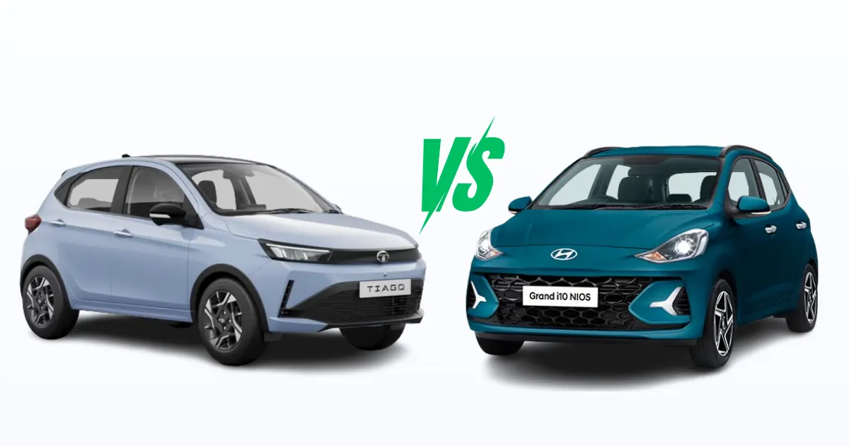 2026 Tata Tiago vs Hyundai Grand i10 Nios